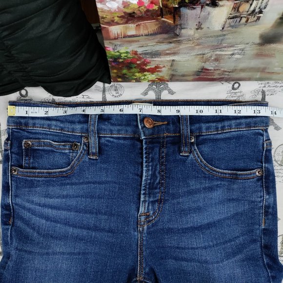 J. Crew 8" Toothpick Jean in Vista Wash Size 27T - Picture 12 of 16